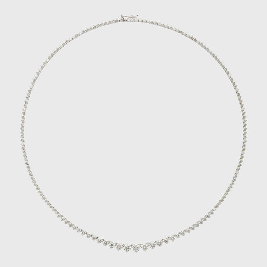 Diamant de laboratoire -  Riviere de diamant - Trois griffes - Dégradé