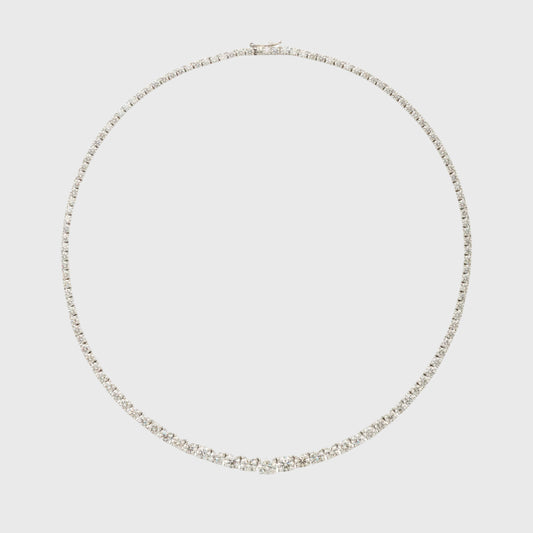 Diamant de laboratoire - Riviere de diamant - Quatre griffes - Dégradé