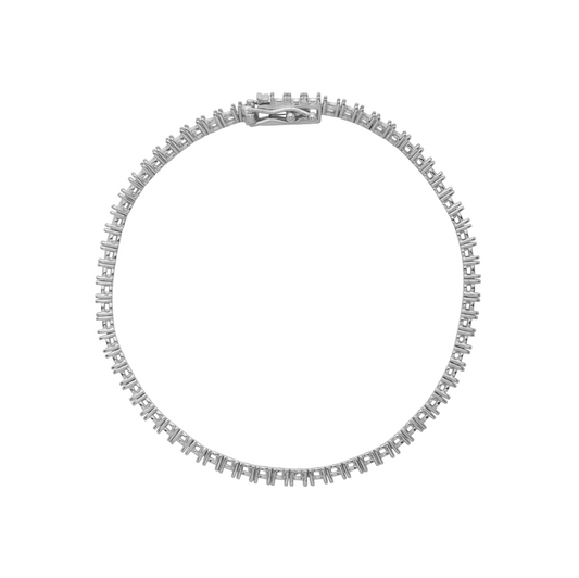 Monture - Tennis Bracelet - Or blanc