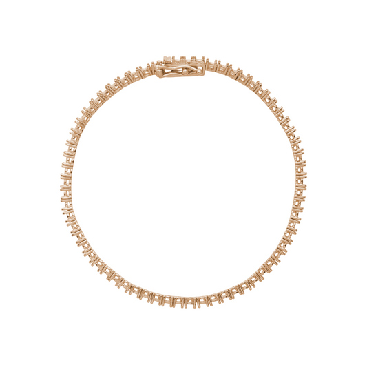 Monture - Tennis Bracelet - Or rose