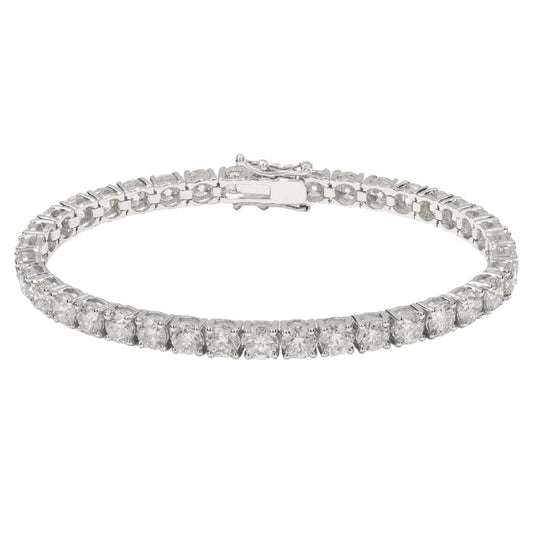 Tennis Bracelet - Or Blanc - Diamant naturel